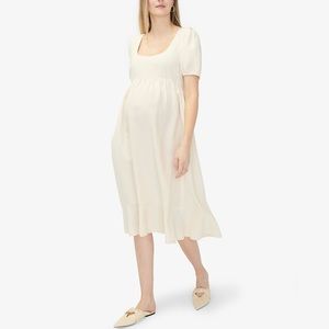 HATCH Collection The Tisha Dress in Cream